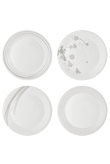 Royal Doulton Pacific Stone Dinner Plate 11" Assorted, Set Of 4