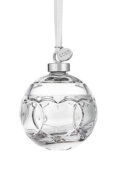 Waterford Crystal Times Square 2023 Dated Ball Ornament, Gift of Love