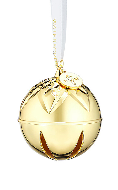 Waterford 2023 Sleigh Bell Golden Ornament