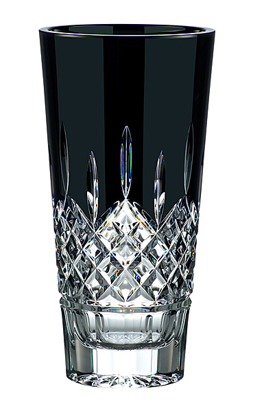 Waterford Crystal Lismore 10" Black Vase