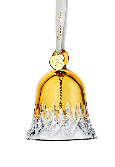 Waterford Crystal 2022 Lismore Gold Bell Ornament