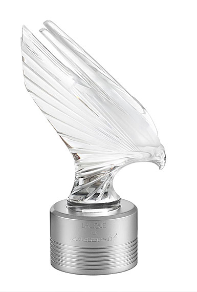 Lalique McLaren Falcon 12" Sculpture, Clear, Limited Edition