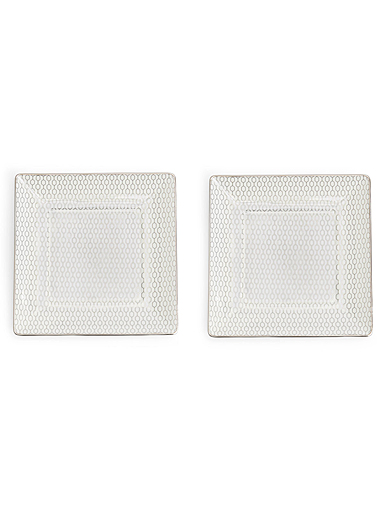 Wedgwood Gio Platinum Tray 5.8in, Set of 2