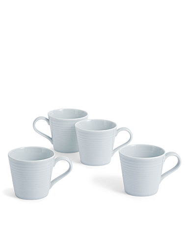 Royal Doulton Gordon Ramsay Maze Mug Light Grey, Set of 4