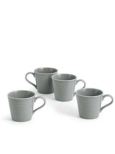 Royal Doulton Gordon Ramsay Maze Mug Dark Grey, Set of 4