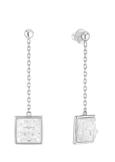 Lalique Arethuse Pierced Drop Earrings