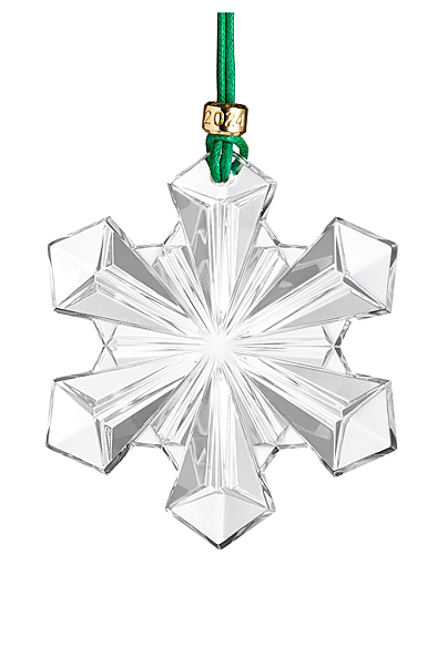 Waterford 2024 Annual Snow Crystal Dated Ornament