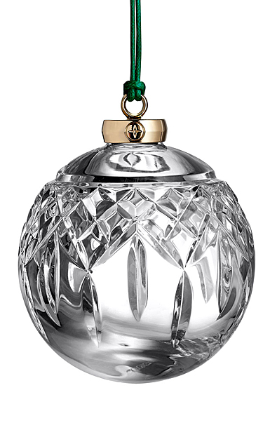 Waterford 2024 Lismore Bauble Ornament, Clear