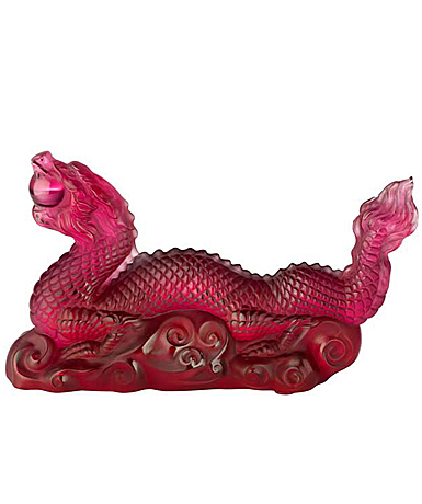 Lalique Zodiac Dragon Tianlong, Red