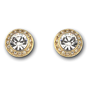 Swarovski Gold Plated Angelic Pierced Earrings
