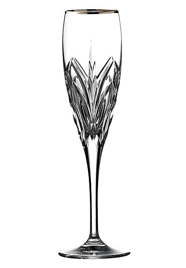 Marquis by Waterford Crystal, Caprice Platinum Crystal Flute, Single