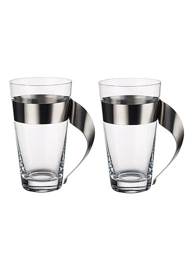 Villeroy and Boch New Wave Glass Macchiato for Two Set