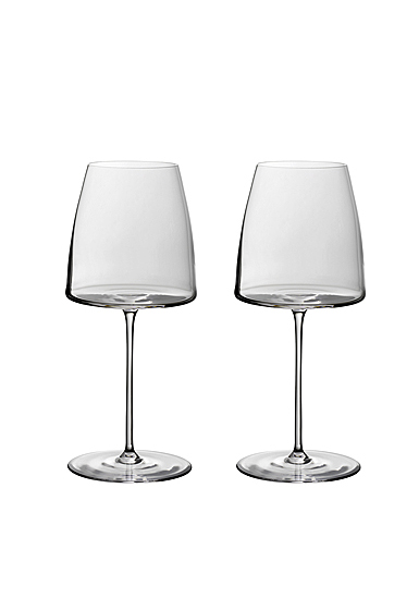 Villeroy and Boch MetroChic White Wine Glasses, Pair
