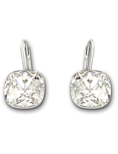Swarovski Sheena Pierced Earrings, Clear Crystal | Crystal Classics