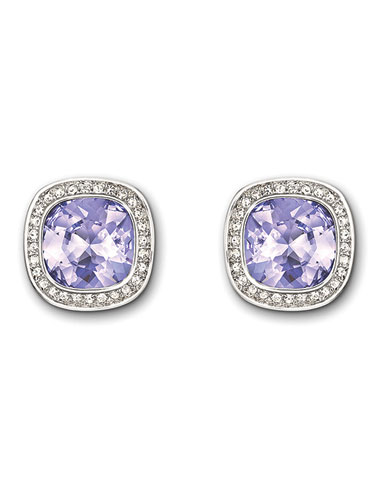 Swarovski Simplicity Pierced Earrings, Provence Lavender