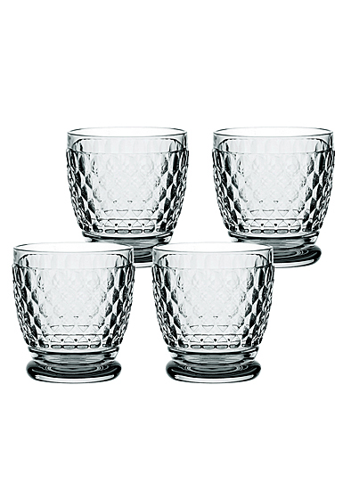 Villeroy and Boch Boston Colored Double Old Fashioned Smoke Set of 4