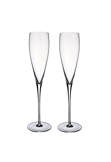 Villeroy and Boch Allegorie Premium Champagne Flute Pair