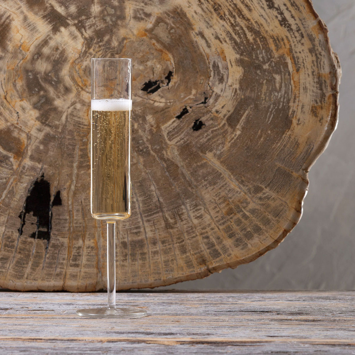 Voglia Nude 9 oz Glass Champagne Flute - Crystal - 6 count box