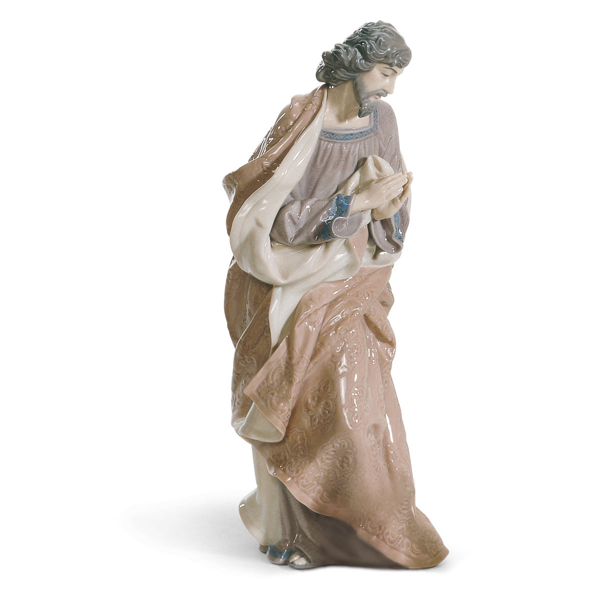 Lladro Classic Sculpture, Saint Joseph Nativity Figurine