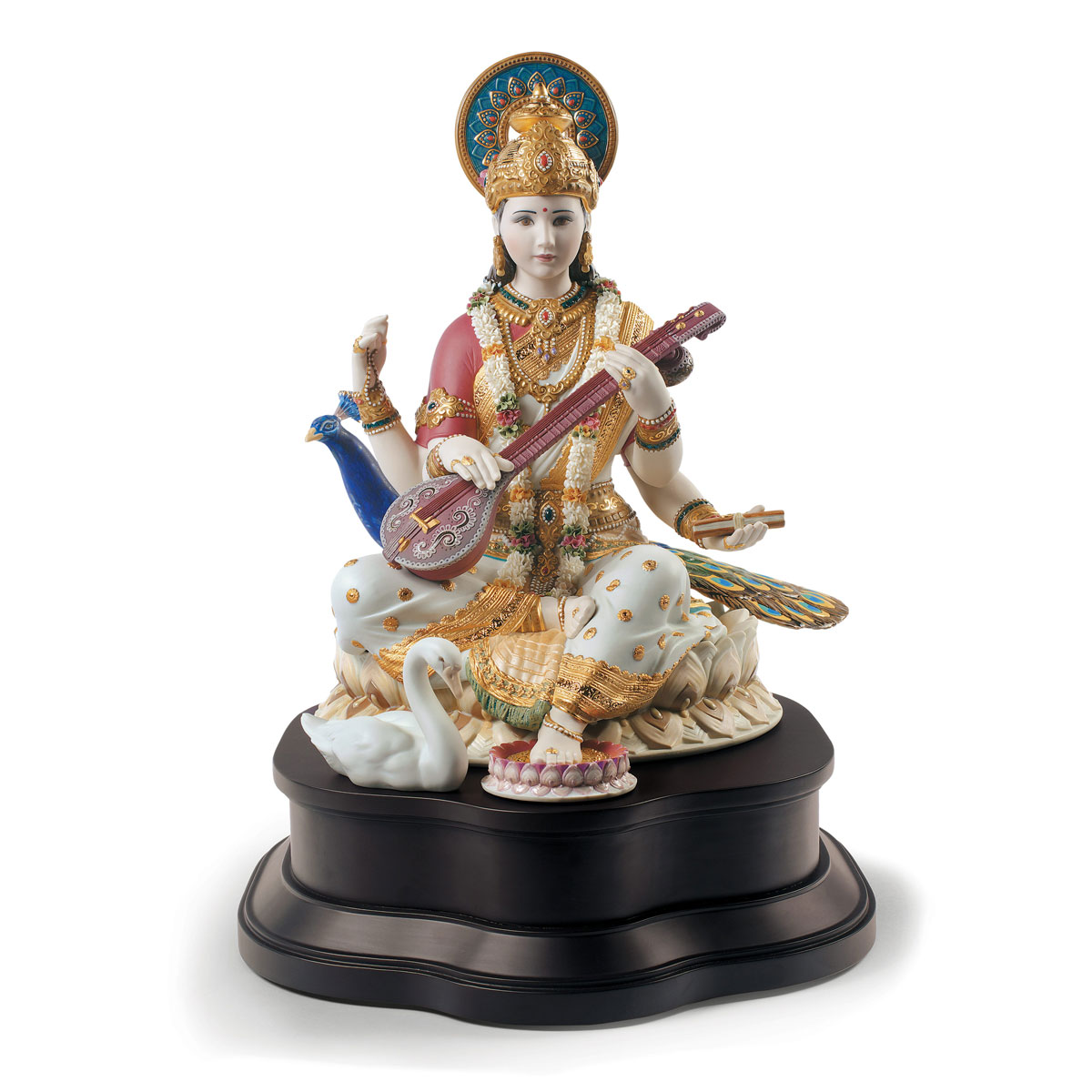 Lladro High Porcelain, Saraswati Sculpture. Limited Edition