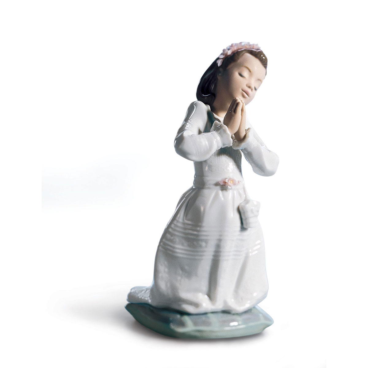Lladro Classic Sculpture, Communion Prayer Girl Figurine