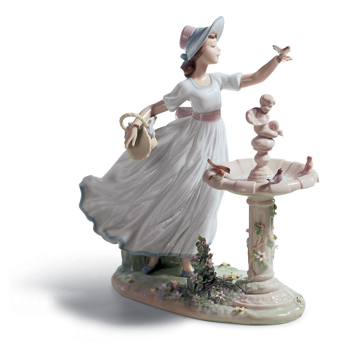 Lladro Classic Sculpture, Spring Joy Girl Figurine