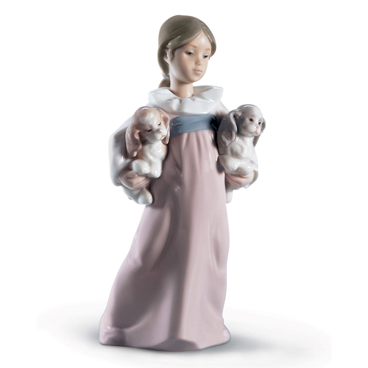 Lladro Classic Sculpture, Arms Full Of Love Girl Figurine