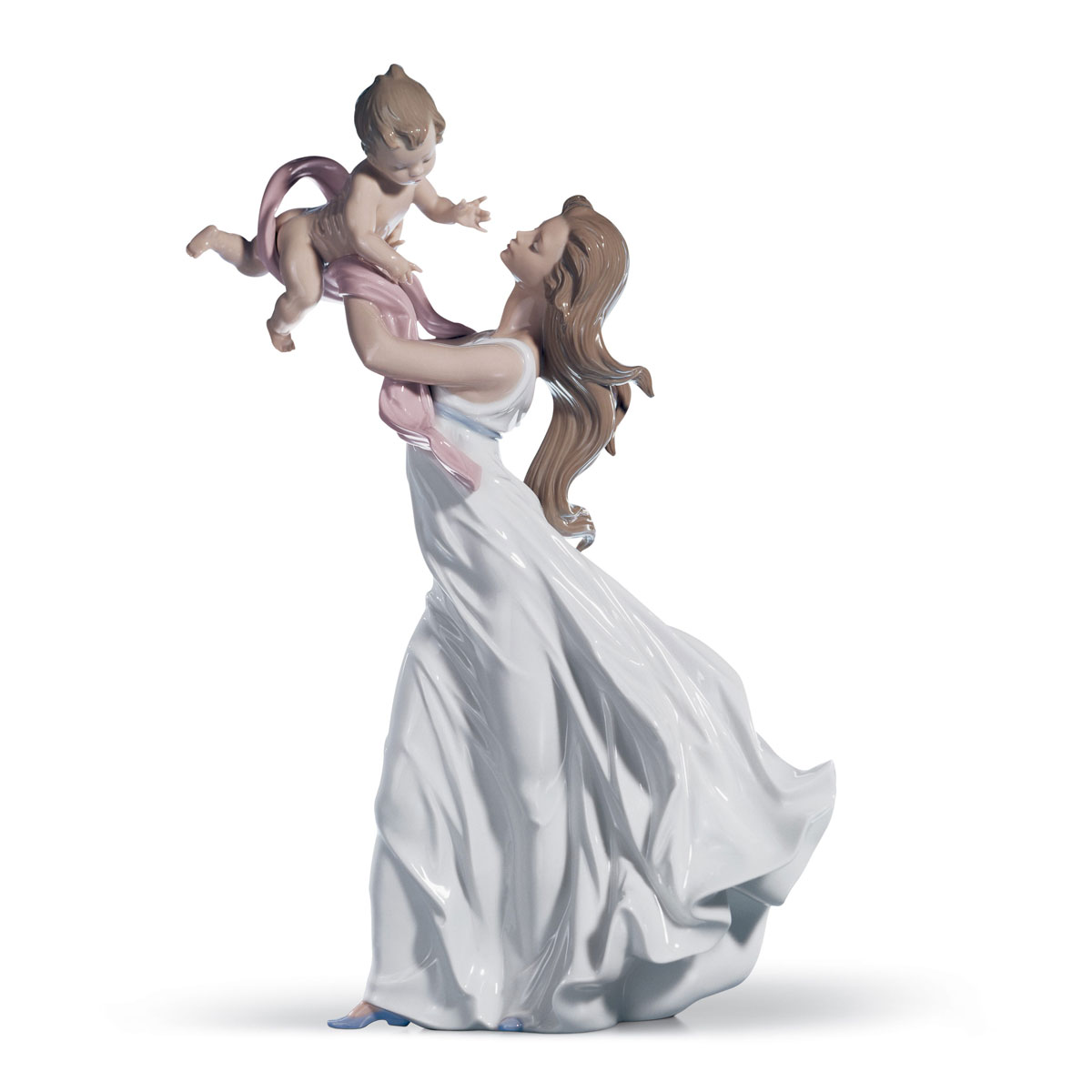 Lladro Classic Sculpture, My Little Sweetie Mother Figurine