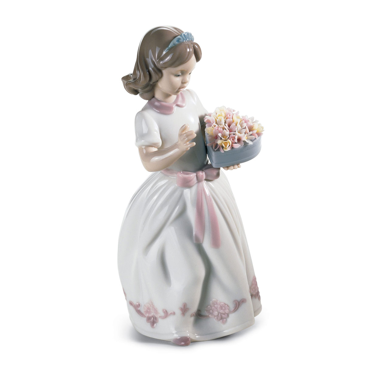 Lladro Classic Sculpture, For A Special Someone Girl Figurine