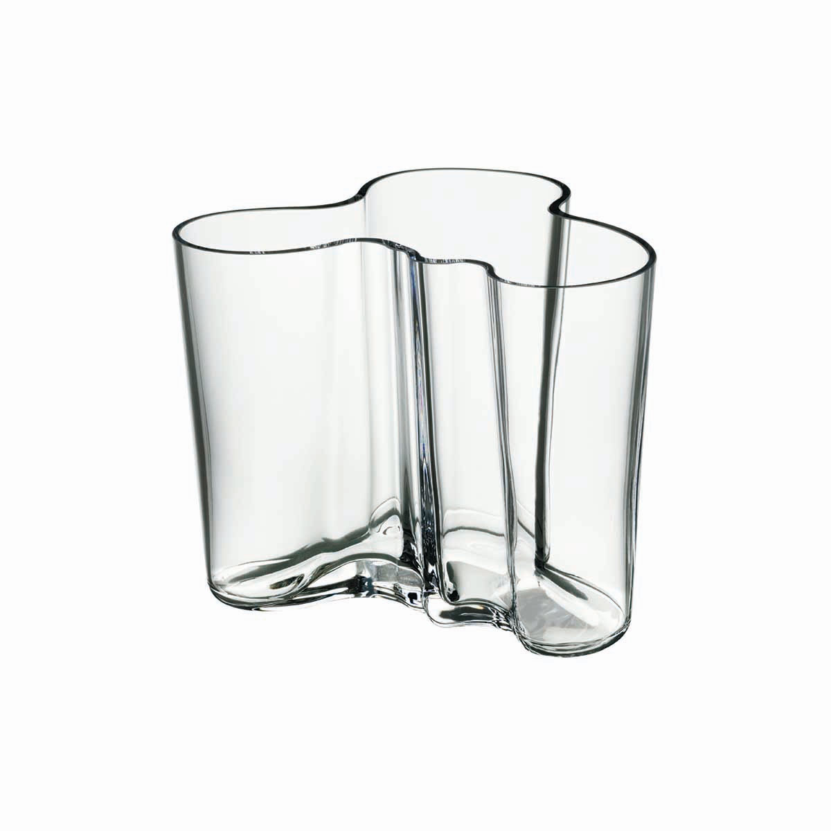 Iittala Alvar Aalto 4 3/4" Vase, Clear