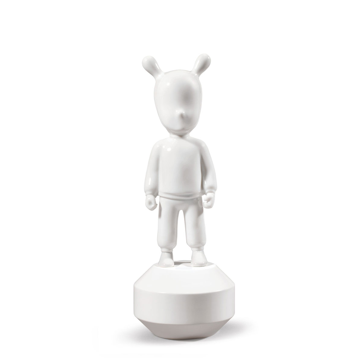 Lladro Design Figures, The White Guest Figurine. Small Model.