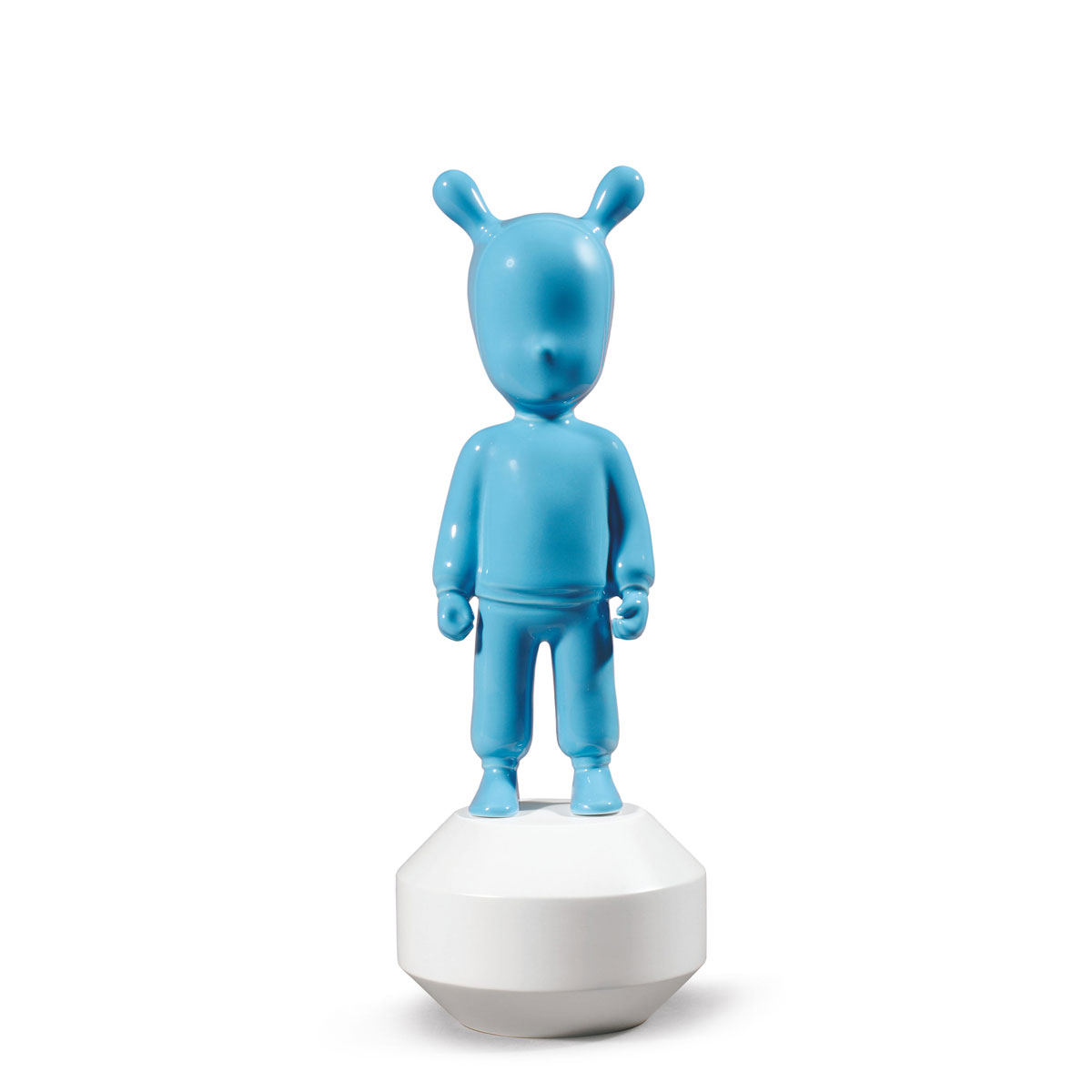 Lladro Design Figures, The Blue Guest Figurine. Small Model.