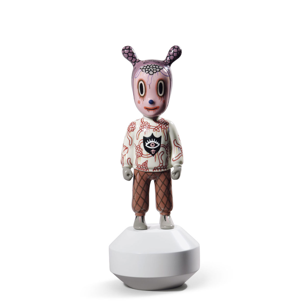 Lladro Design Figures, The Guest By Gary Baseman Figurine. Small Model. Numbered Edition