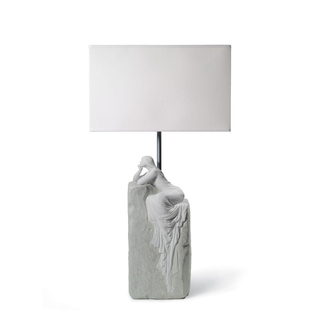 Lladro Classic Lighting, Meditating Woman II Table Lamp