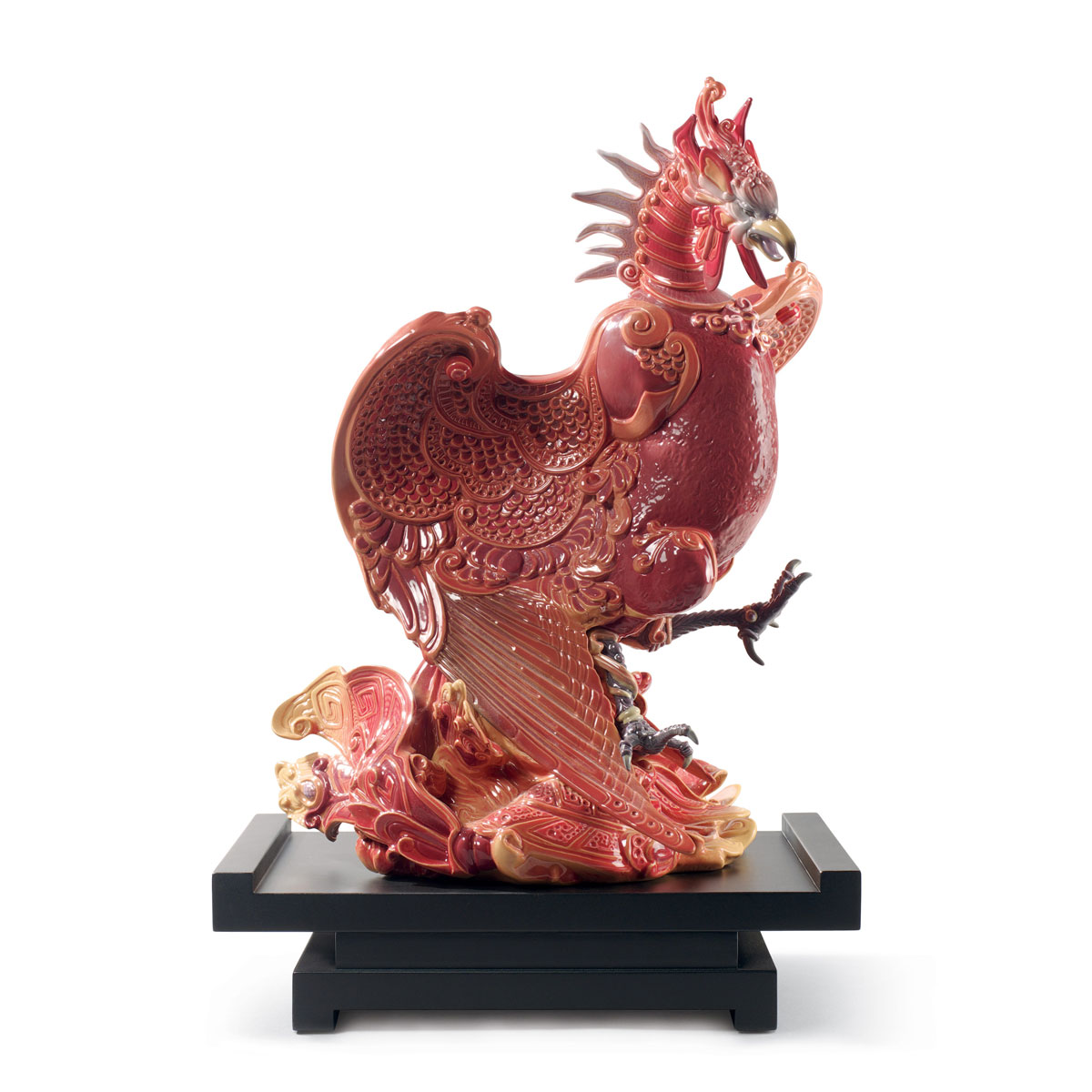 Lladro Classic Sculpture, Rise Of The Phoenix Sculpture. Limited Edition