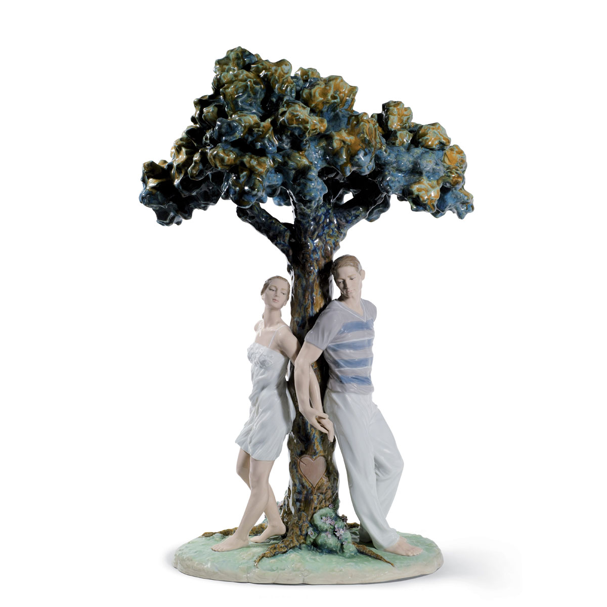 Lladro Classic Sculpture, The Tree Of Love Figurine