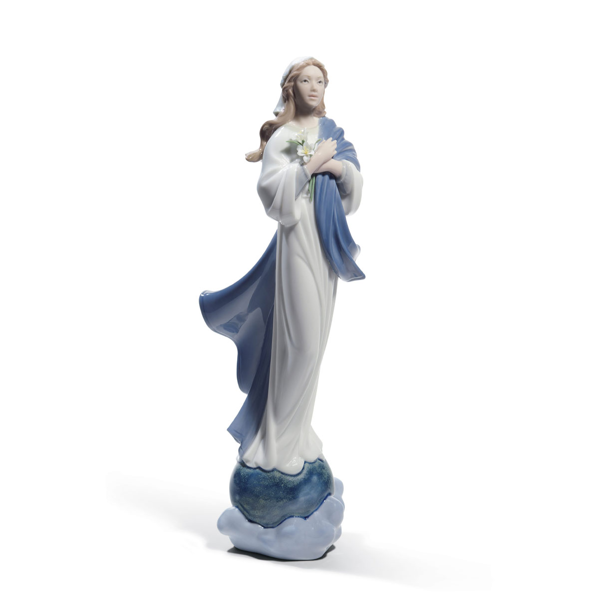 Lladro Classic Sculpture, Blessed Virgin Mary Figurine