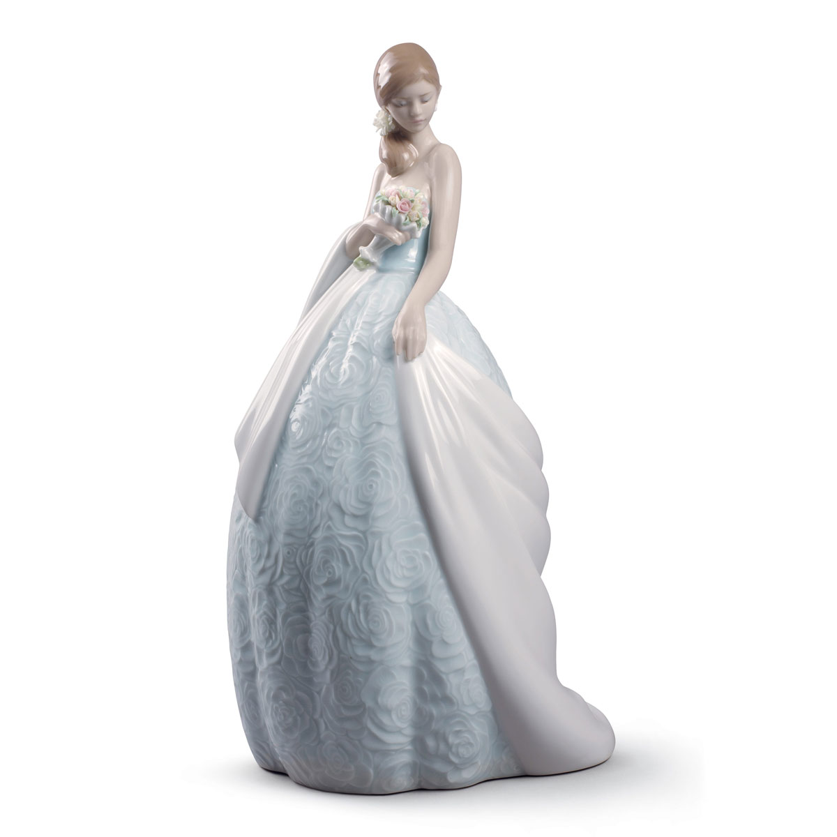 Lladro Classic Sculpture, Her Special Day Bride Figurine