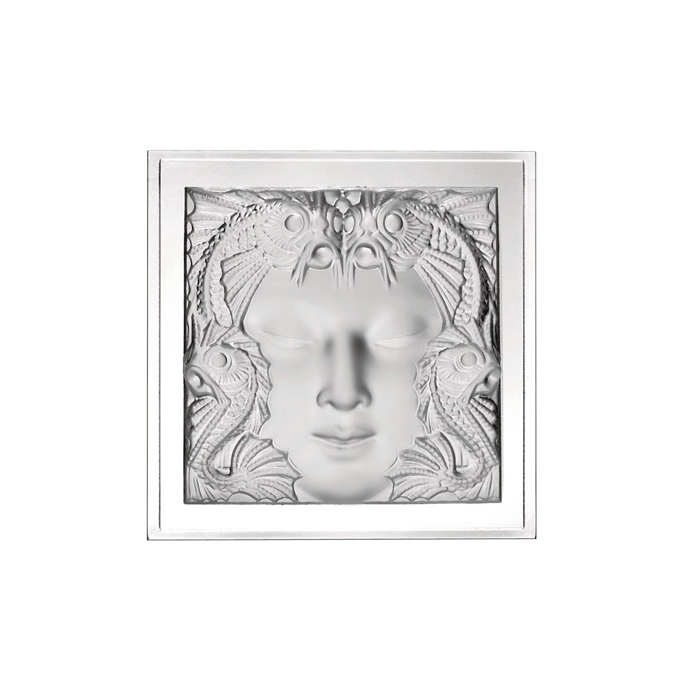 Lalique Figurine Revelation Masque De Femme 4" Panel