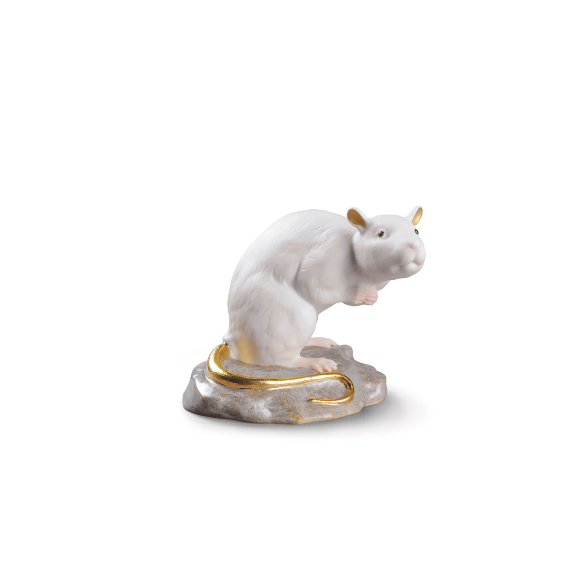 Lladro Classic Sculpture, The Rat Mini Figurine