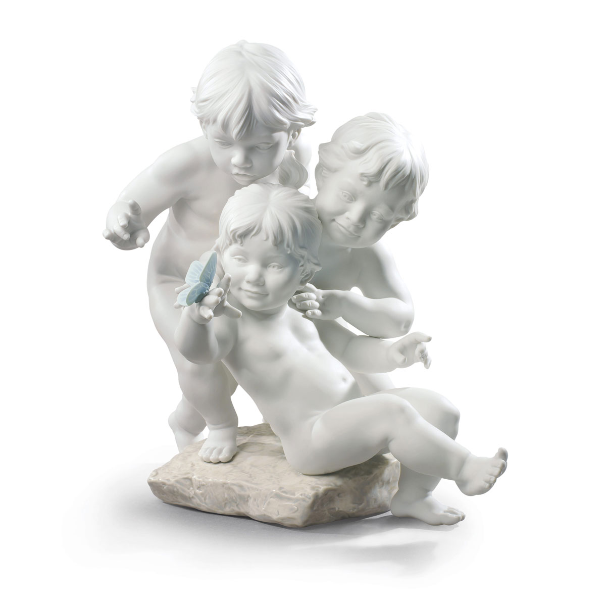 Lladro Classic Sculpture, Children's Curiosity Figurine