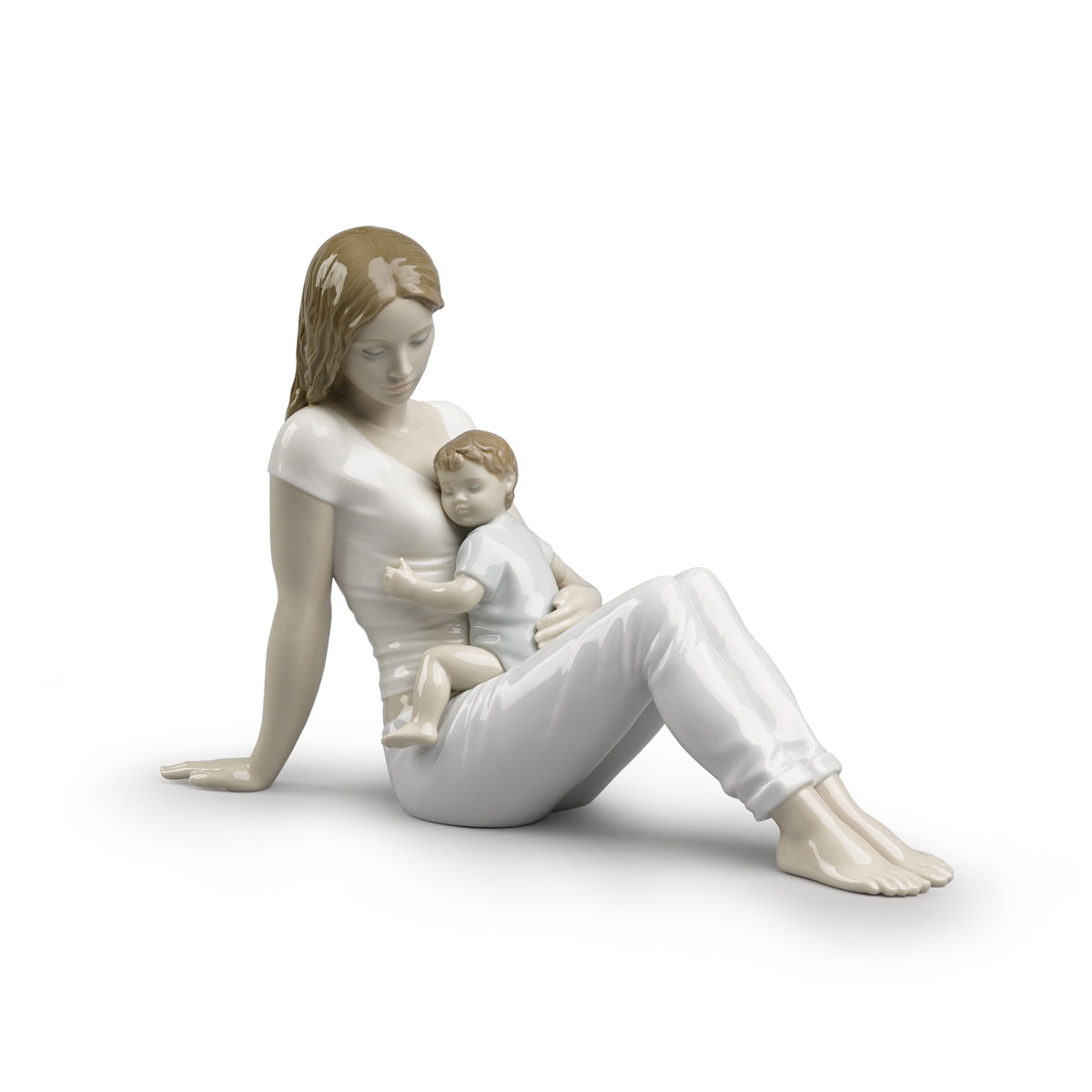 Lladro Classic Sculpture, A Mother's Love Figurine Type 445