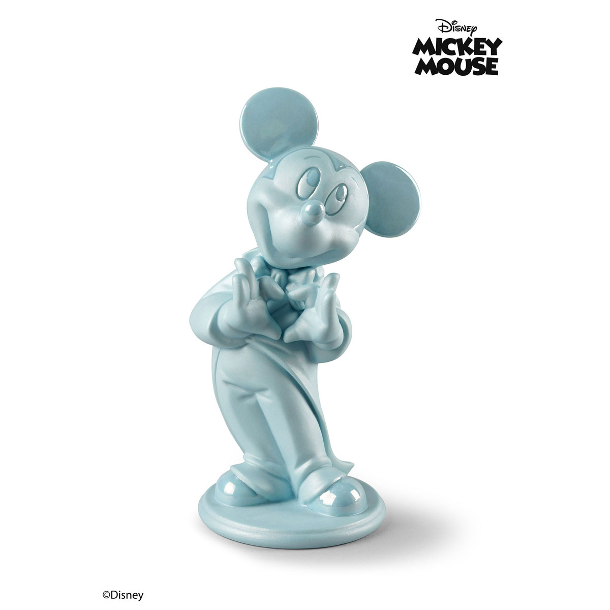 Lladro Disney, Mickey Mouse Figurine. Blue