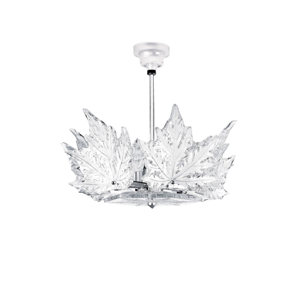 Lalique Champs Elysees 1 Tier Crystal Chandelier Clear, Chrome