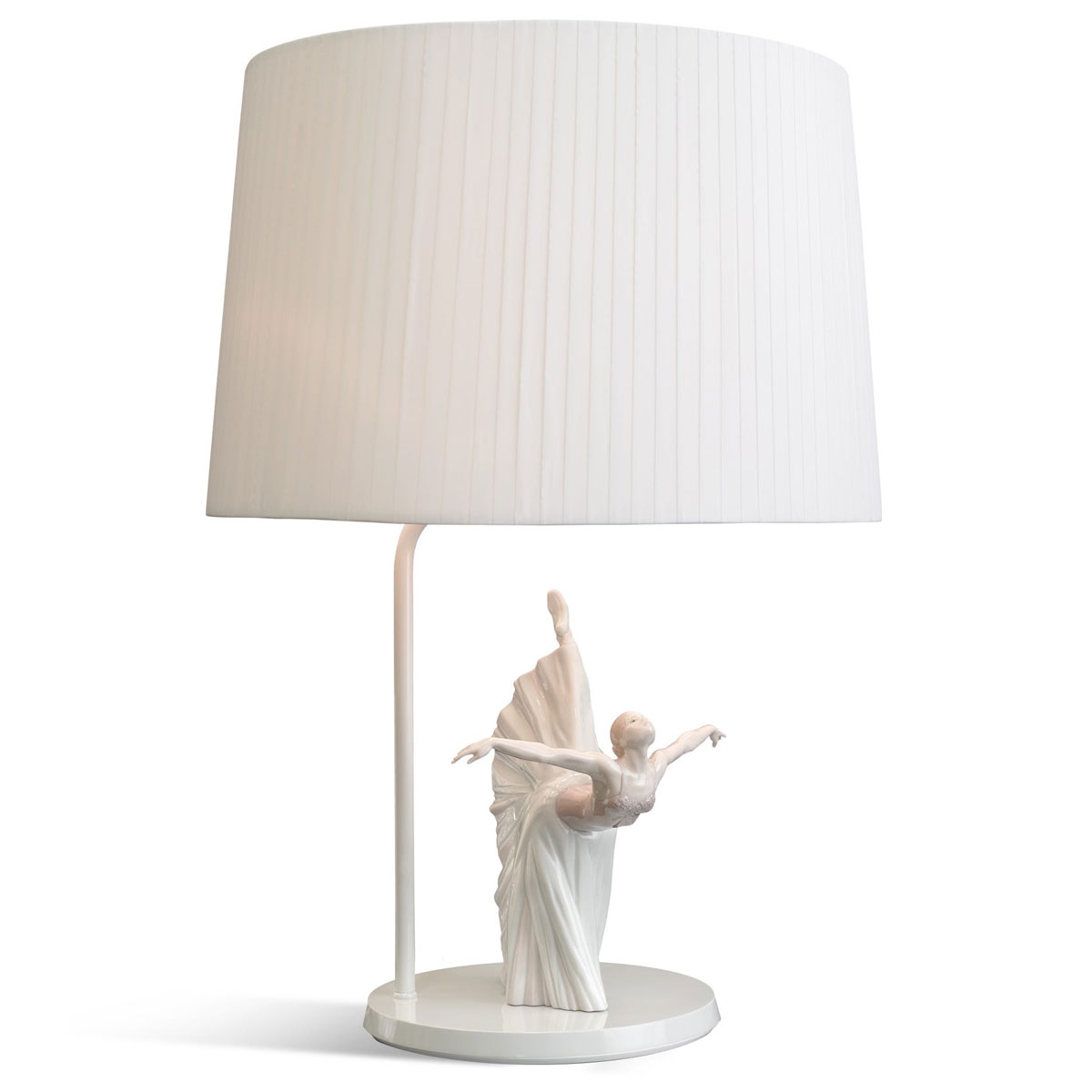Lladro Classic Lighting, Giselle Arabesque Table Lamp