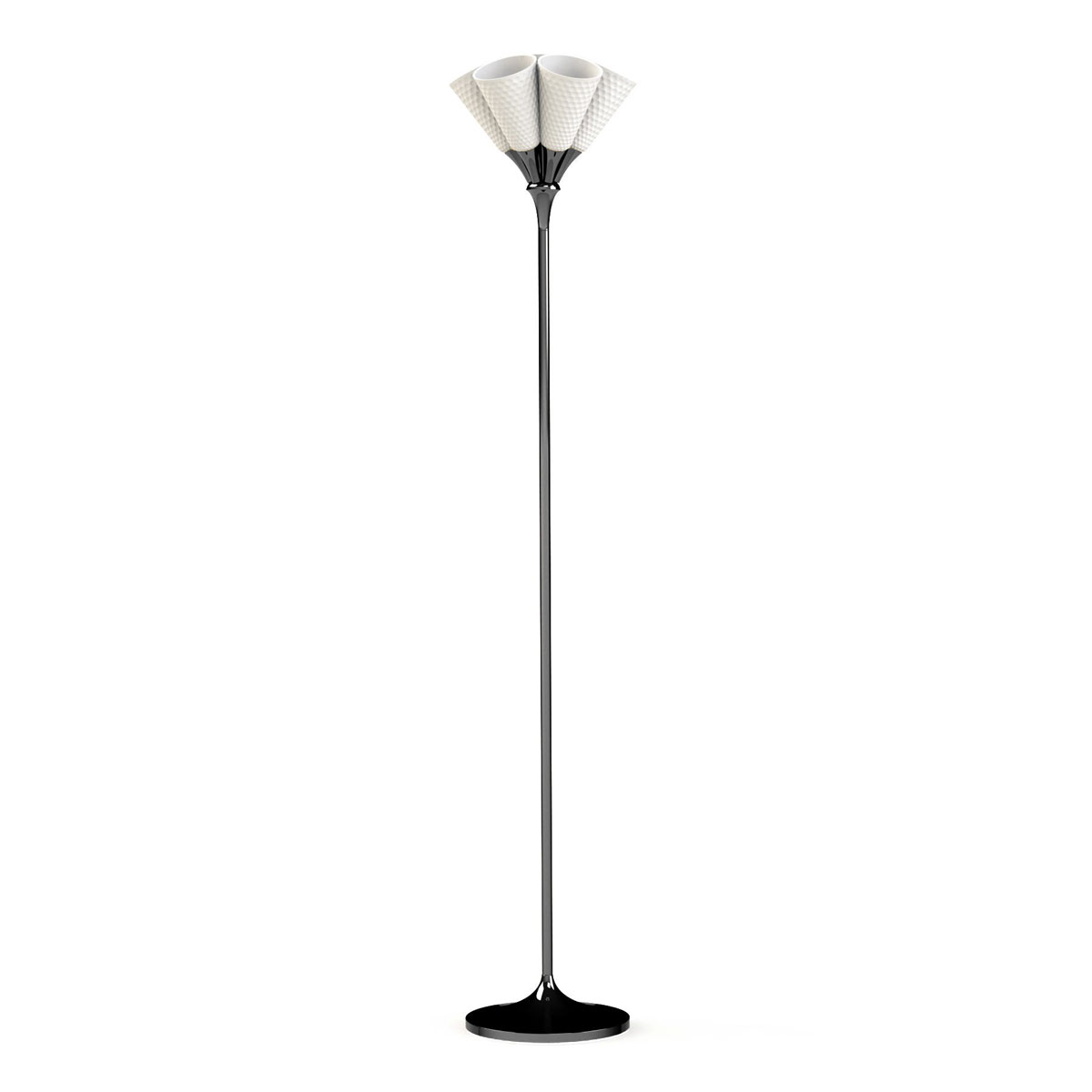 Lladro Modern Lighting, Jamz Floor Lamp. Black
