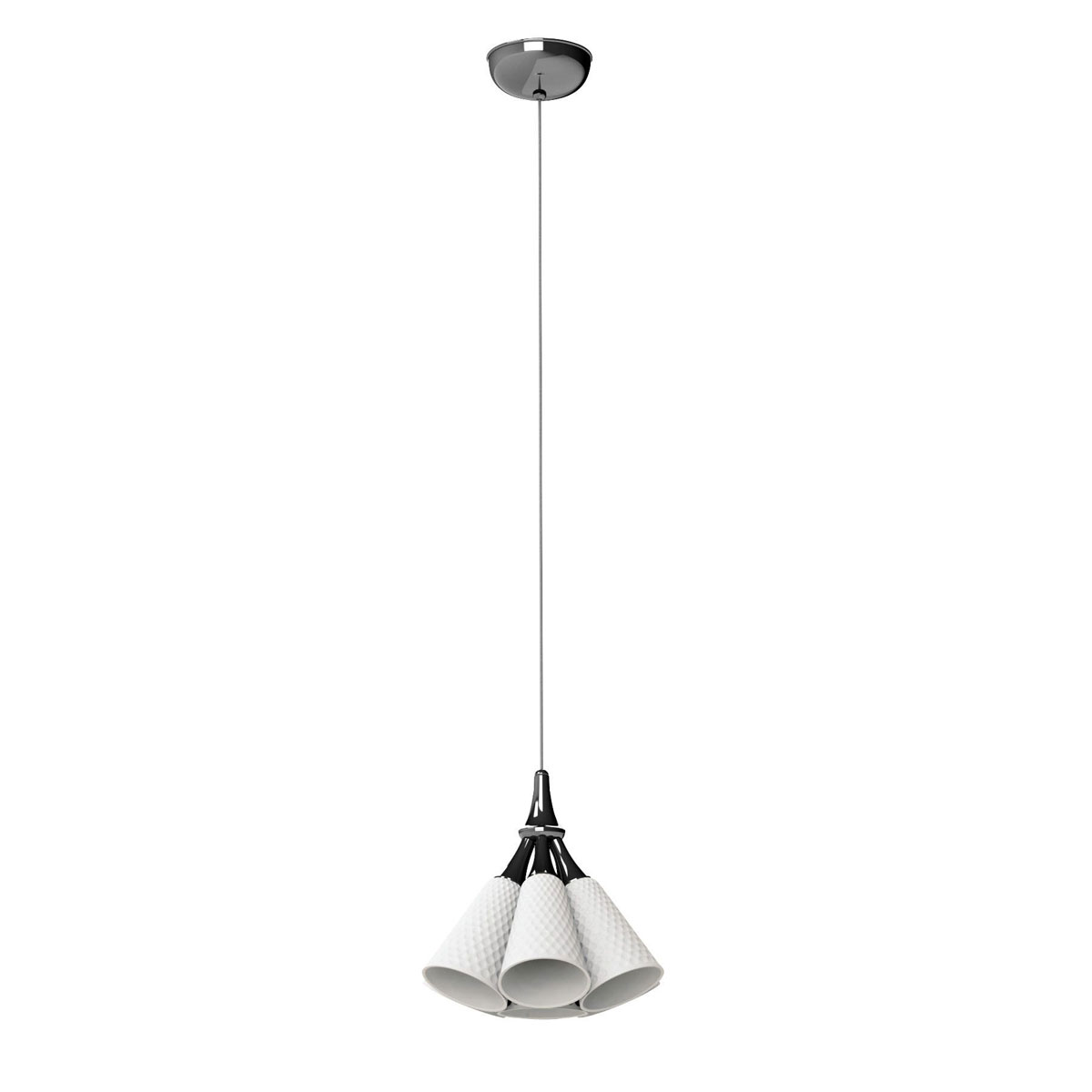 Lladro Modern Lighting, Jamz Hanging Lamp. Black