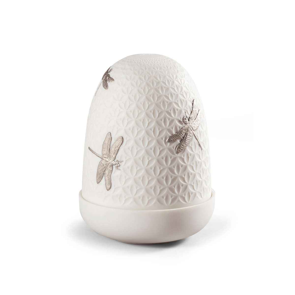 Lladro Light And Fragrance, Dragonflies Dome Table Lamp