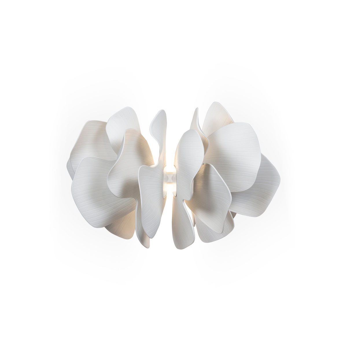 Lladro Modern Lighting, Nightbloom Wall Sconce. White.