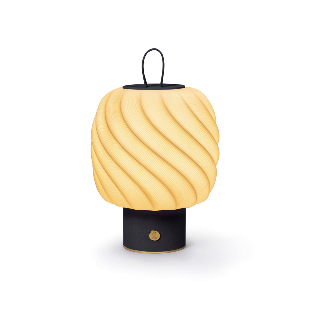 Lladro Light And Fragrance, Ice Cream Portable Lamp. Medium. Black
